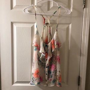 See through spaghetti strap